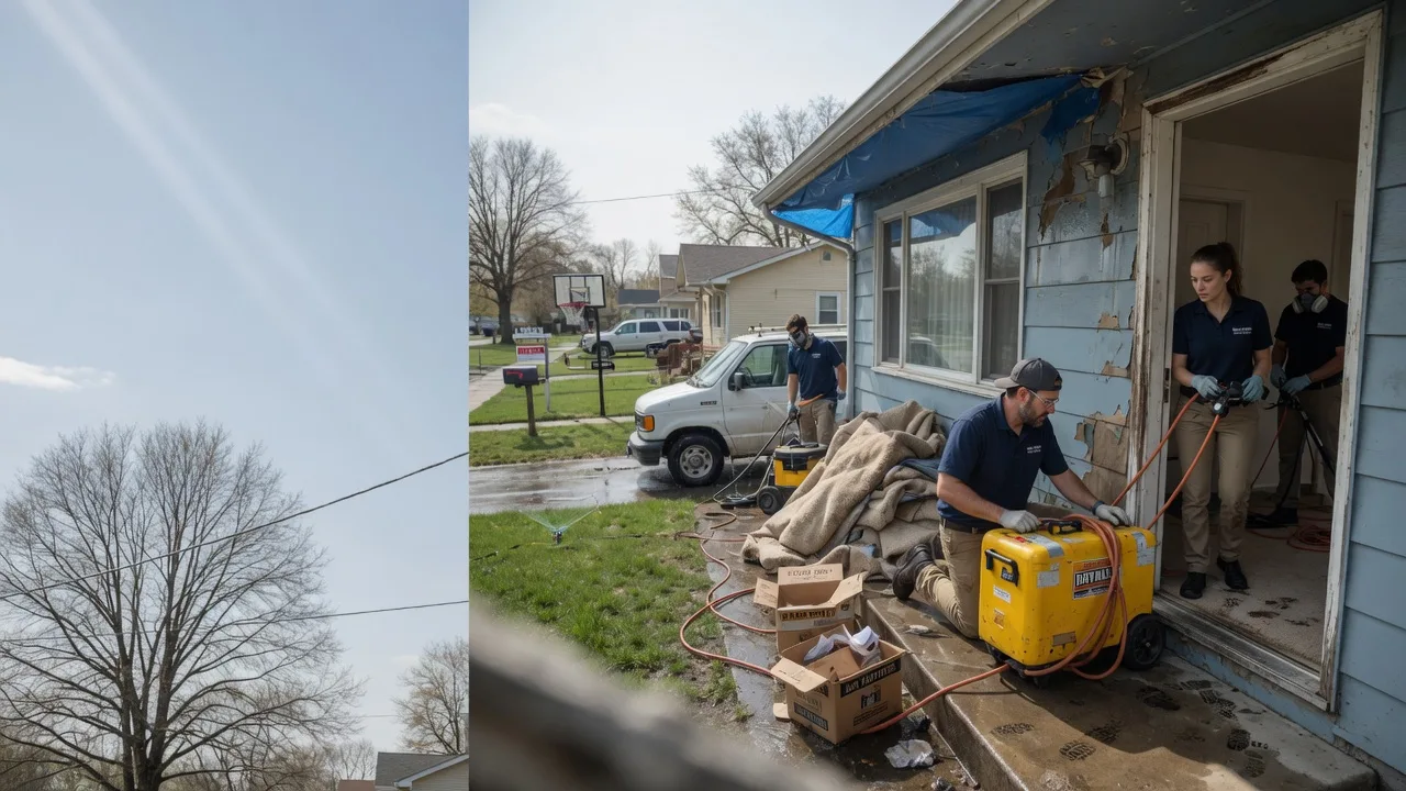 Basement Flood Cleanup in Burkett, TX near me